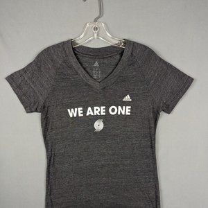 Portland Trail Blazers Shirt Women Large Fitted Athleisure NBA We Are One Adidas